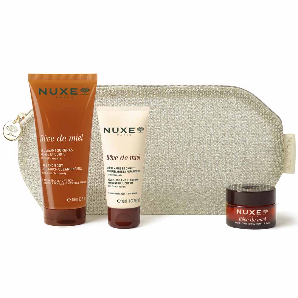 Nuxe Reve De Miel Trio nutritivo corpo mani e labbra