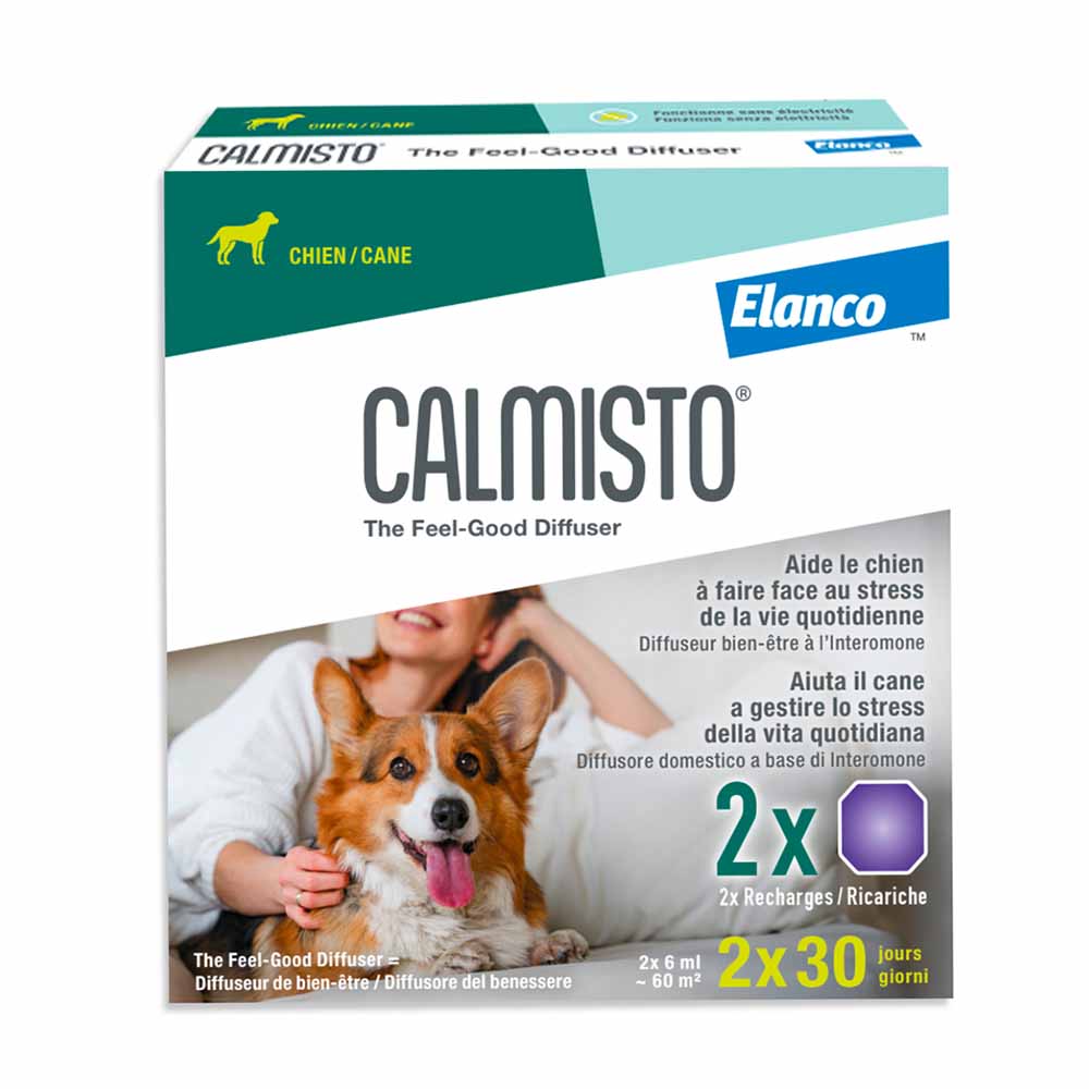 Calmisto Ricariche per diffusore antistress per cani 2 x 6 ml
