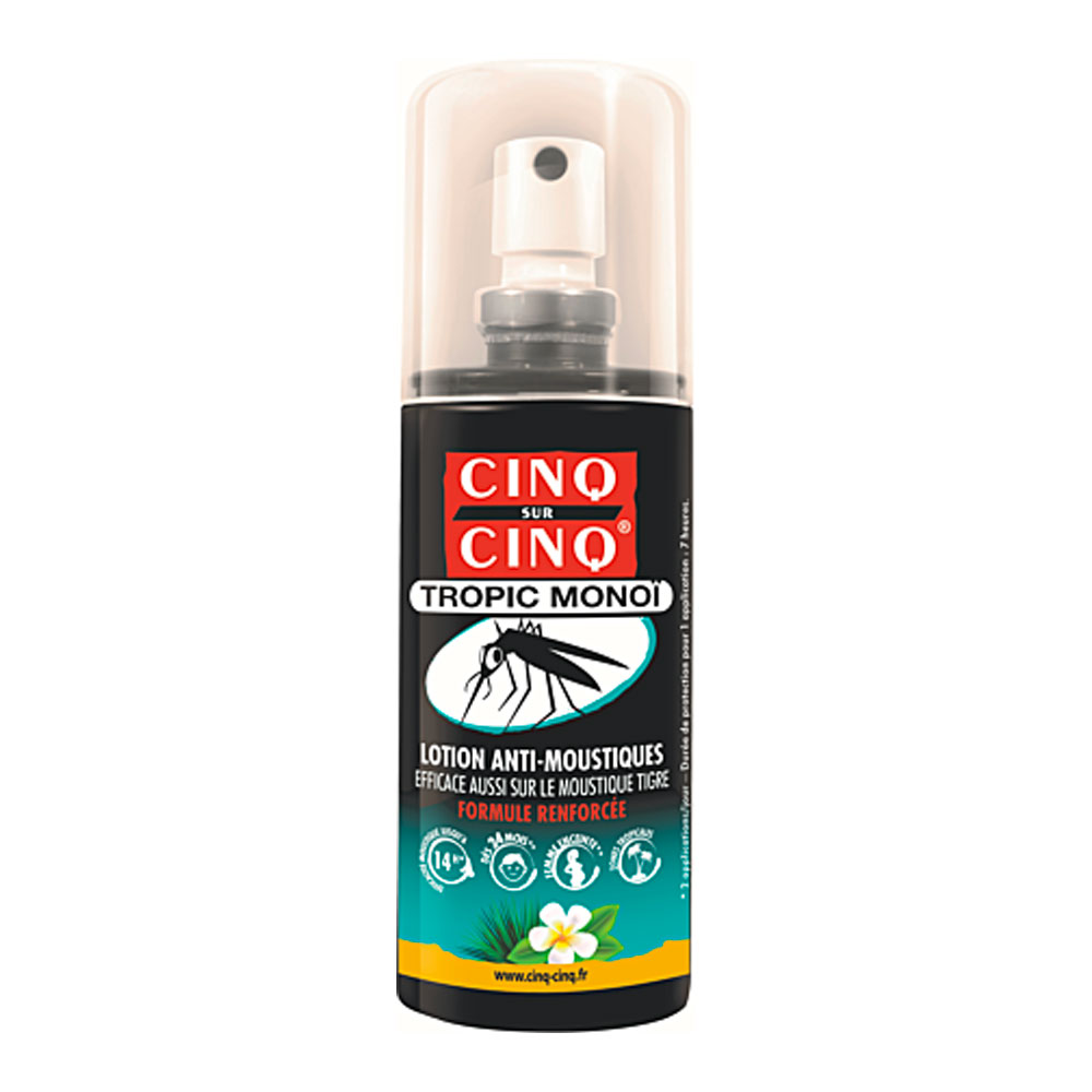 Cinq Sur Cinq Tropic lozione anti-zanzare Monoï 75 ml