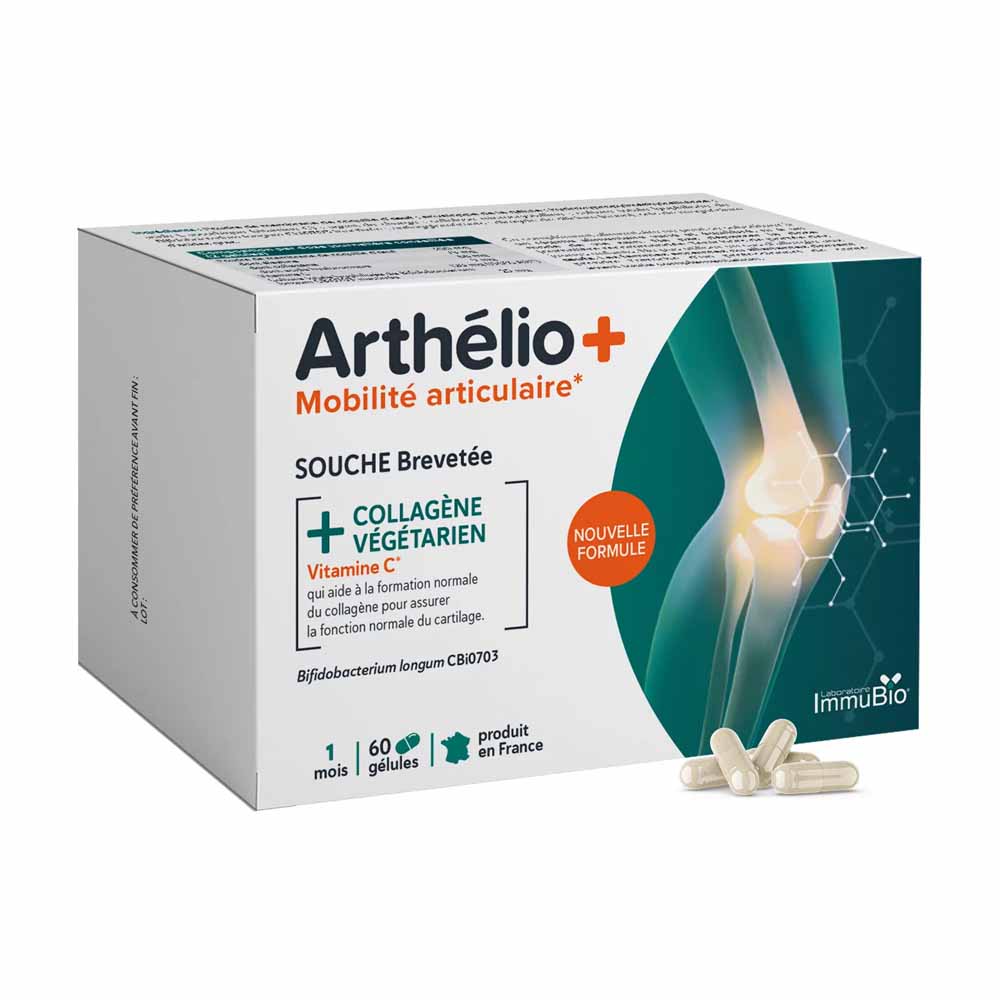 Laboratoire Immubio Arthelio+ collagene 60 capsule
