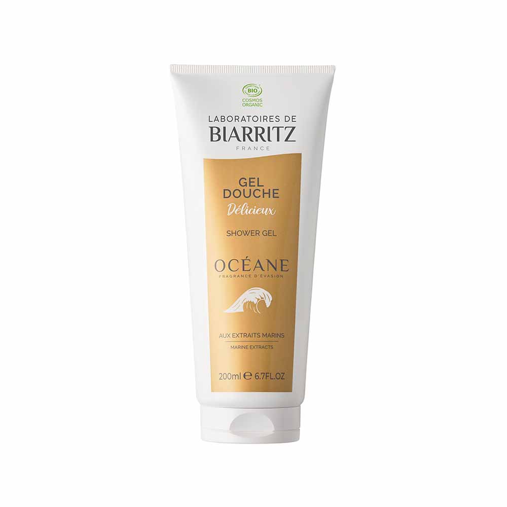 Laboratoires De Biarritz Océane Gel Doccia Délicieux bio con estratti di Marina 200 ml