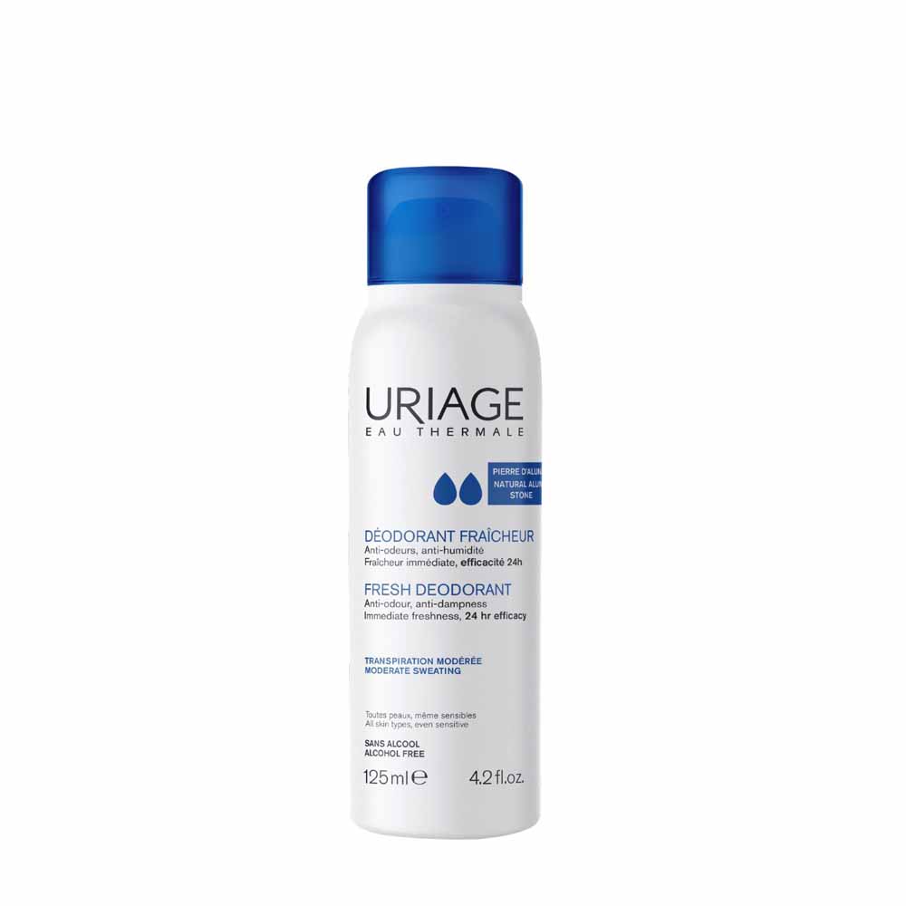 Uriage Deodorante Fraicheur Anti-Odore Anti-Umidità Pelle Sensibile 125 ml