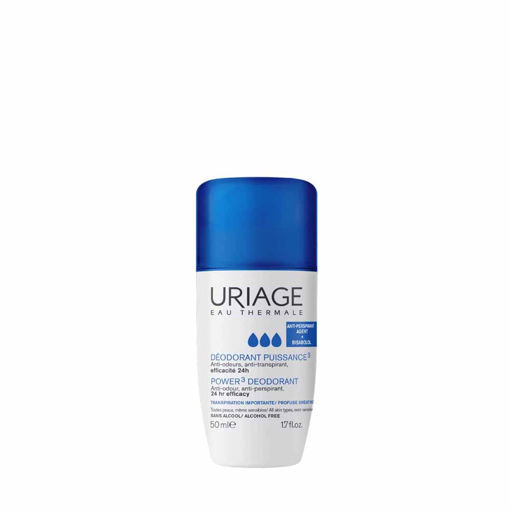 Uriage Igiene Deodorante Power3 Roll-on Pelle Sensibile - 50ml