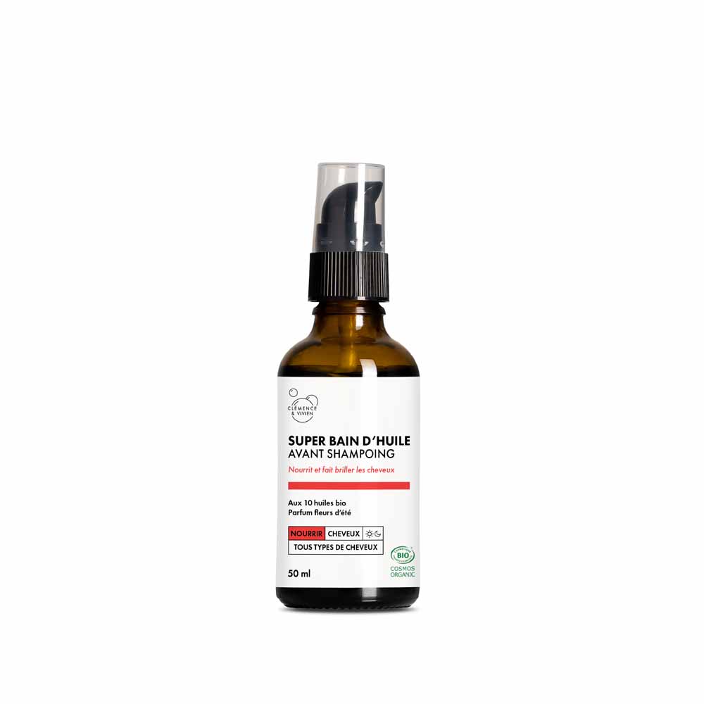 Clemence&Vivien Bagno all'olio Shampoo Super Bio Profumo di fiori d'estate 50ml