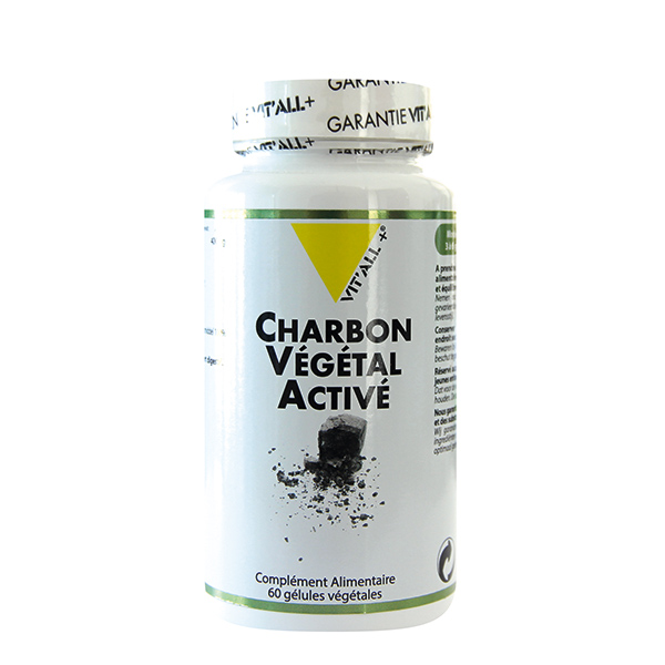 Vit'All+ Carbone vegetale attivo 400 mg 60 capsule