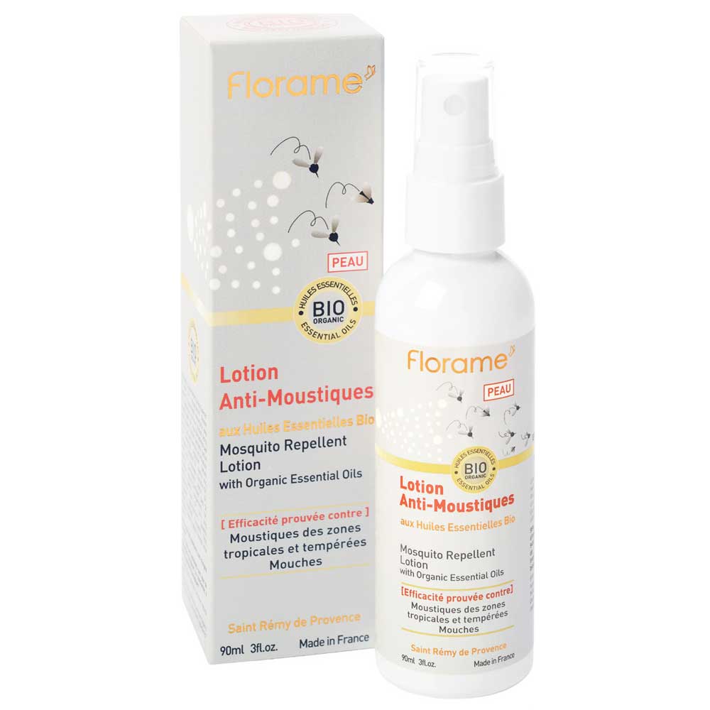 Florame Lozione antizanzare con oli essenziali biologici 90 ml