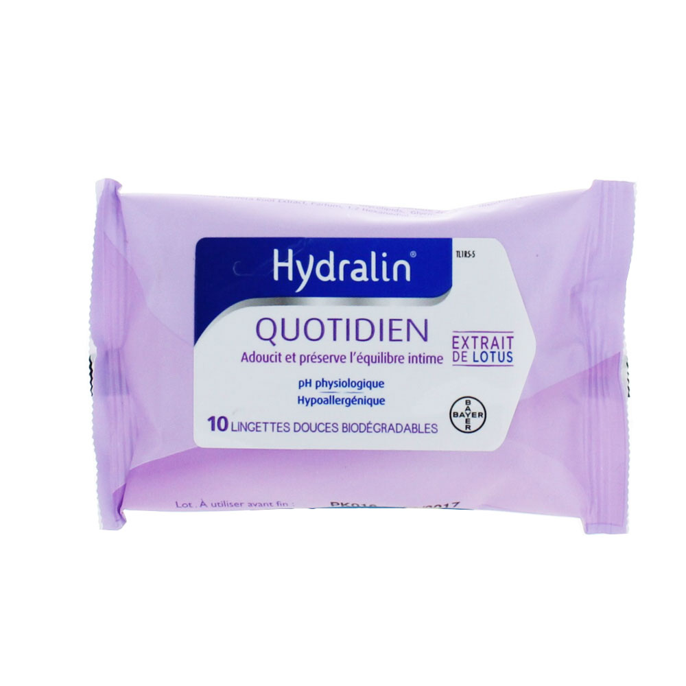 Hydralin Uso Quotidiano Salviette delicate Ammorbidisce e conserva x10