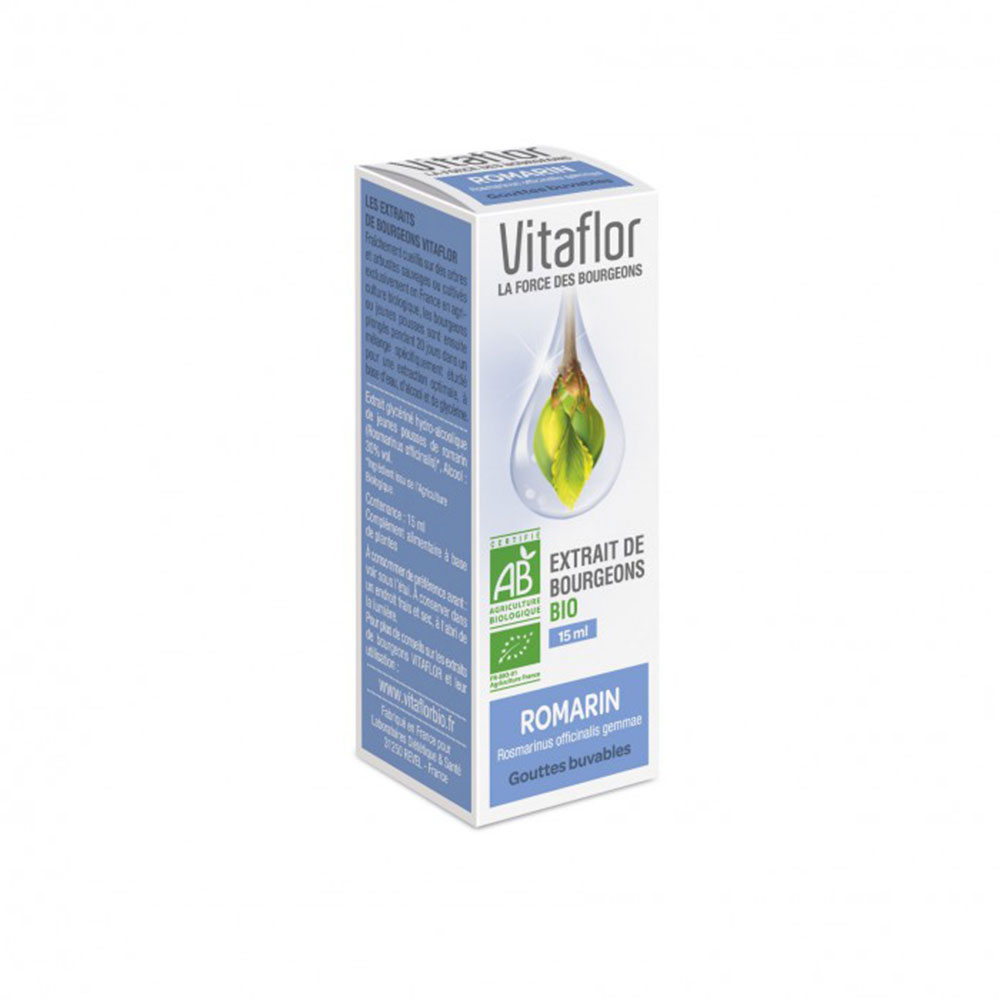 Vitaflor Estratto di gemme di rosmarino biologico 15ml