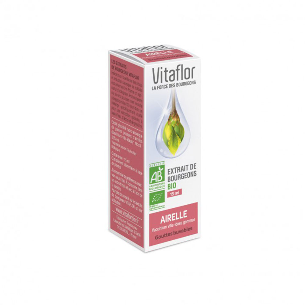 Vitaflor Estratto di gemme di mirtillo rosso biologico 15ml