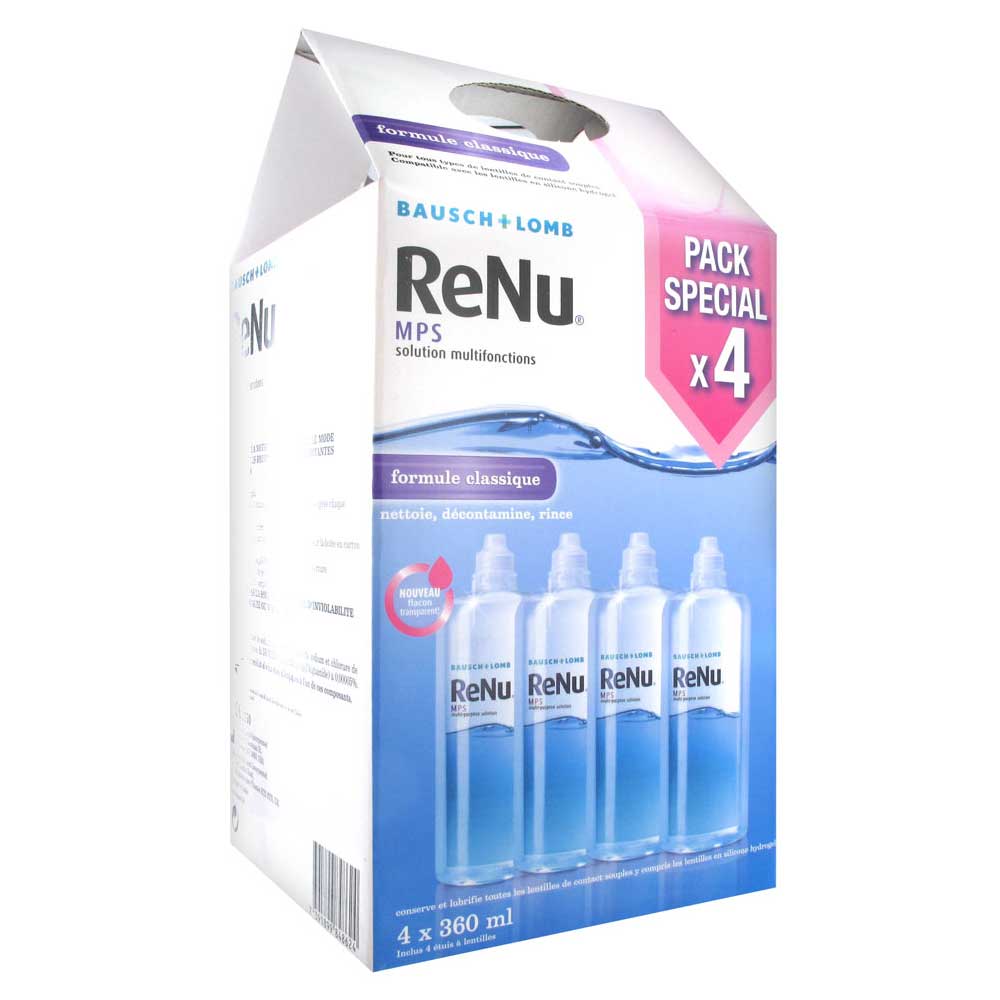 Bausch&Lomb Renu MPS soluzione multifunzione formula classica 4x 4x360ml