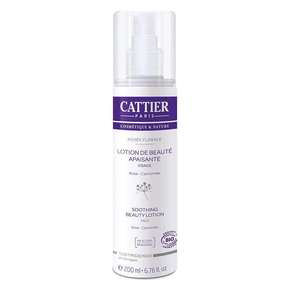Cattier Rosee Floralis Lozione lenitiva di bellezza biologica 200 ml