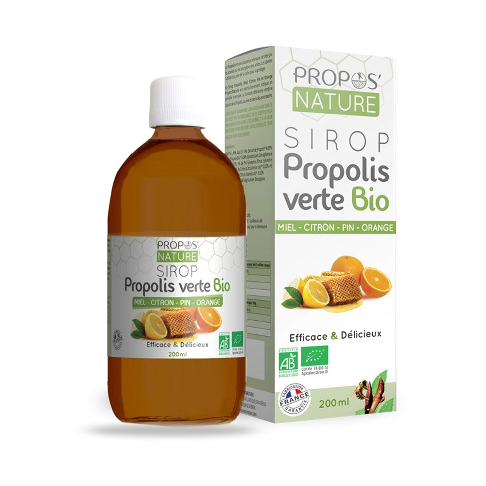 Propos'Nature Sciroppo di Propolis verde biologico 200 ml