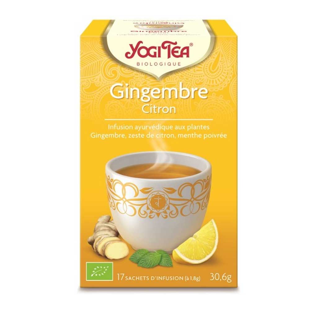 Yogi Tea Infuso biologico Zenzero Limone 17 Bustine