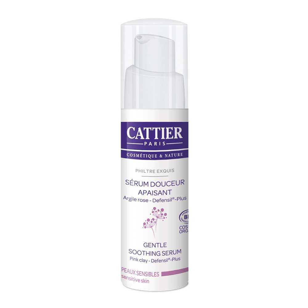 Cattier Serum Douceur Apaisant Philtre Exquis Peaux Sensibles Bio 30ml