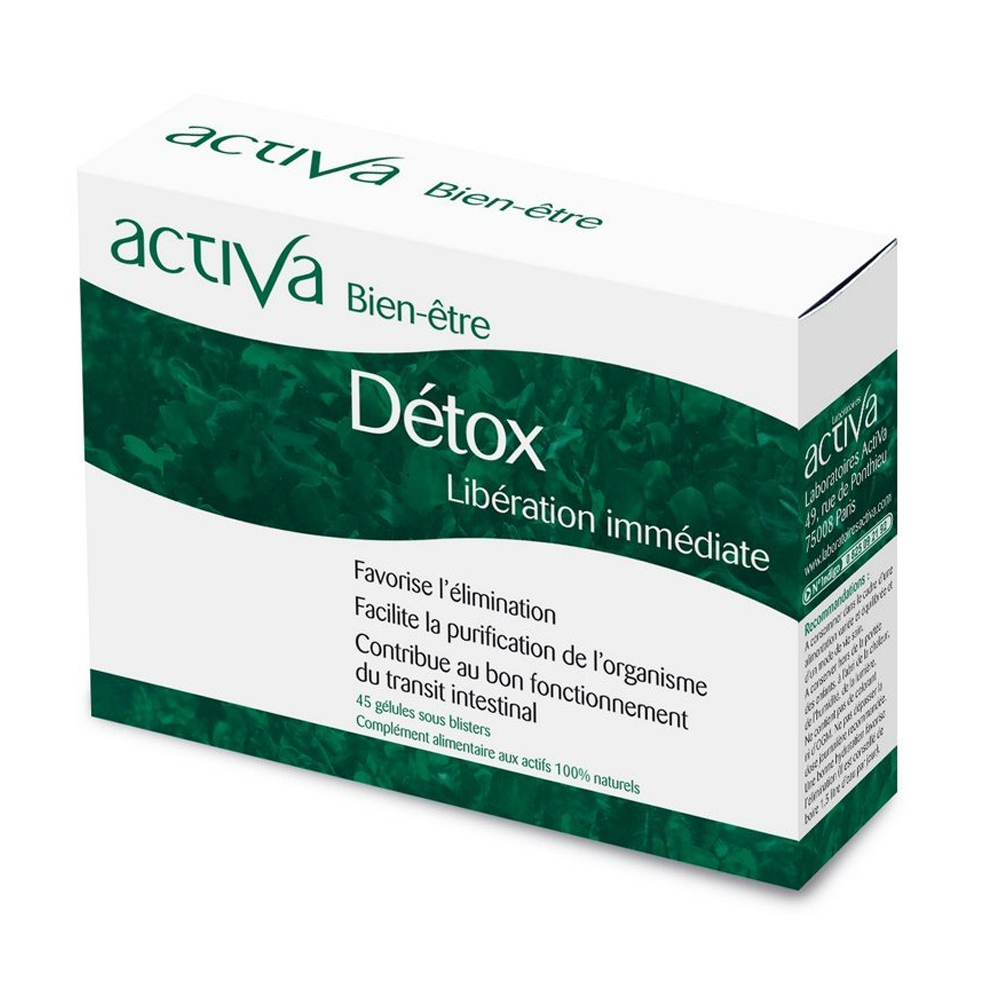 Activa Benessere Detox liberazione immediata 45 capsule