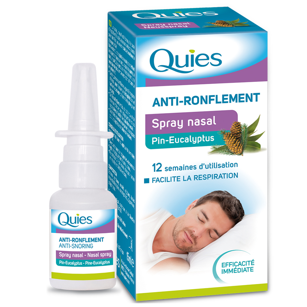 Quies Spray nasale anti-russamento pino-eucalipto 15 ml