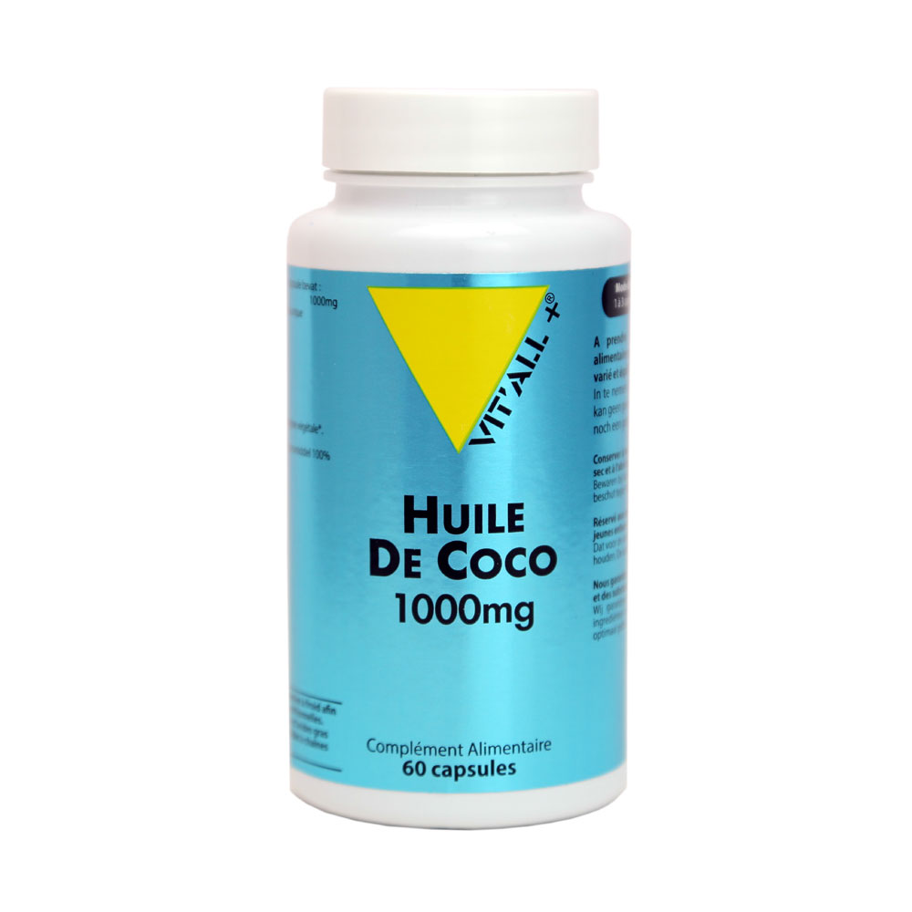 Vit'All+ Olio di cocco 60 capsule 1000mg