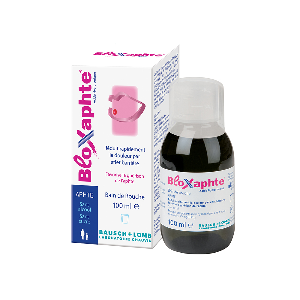 Bausch&Lomb BLOXAPHTE, COLLUTORIO SENZA ALCOL, BAGNO 100ml