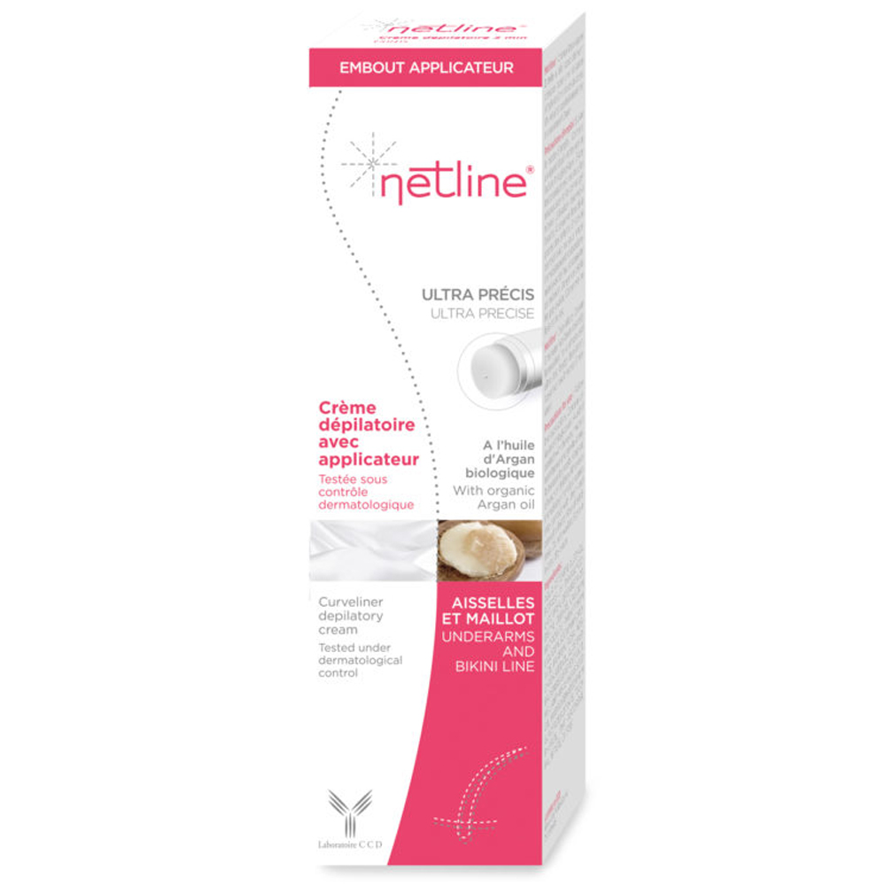 Netline Crema depilatoria per ascelle e linea bikini 100ml