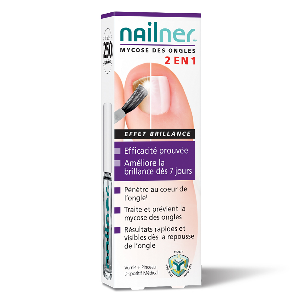 Nailner Smalto 2in1 con pennello ed effetto brillantezza 5ml
