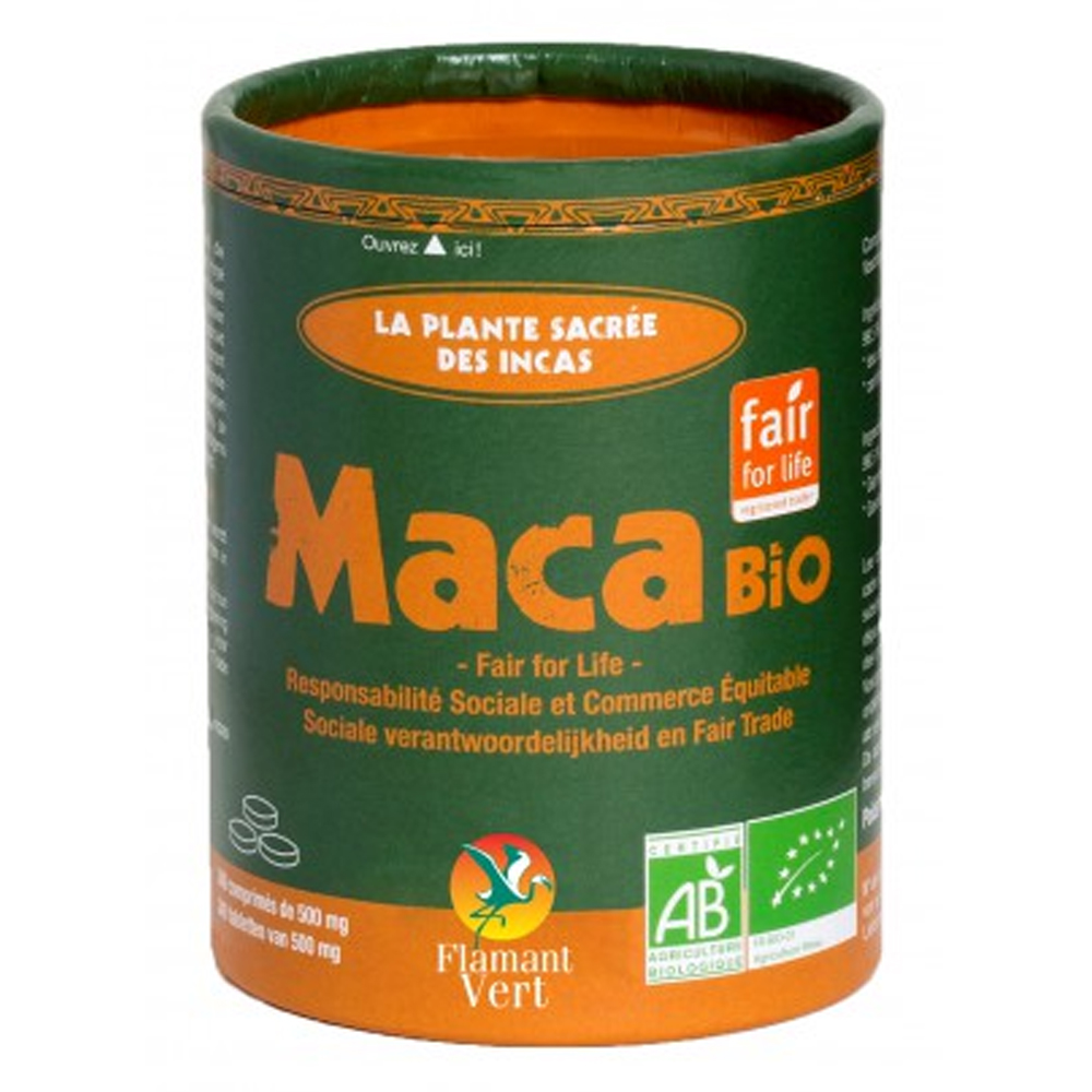 Flamant Vert Maca bio pianta sacra degli Incas 340 vompresse