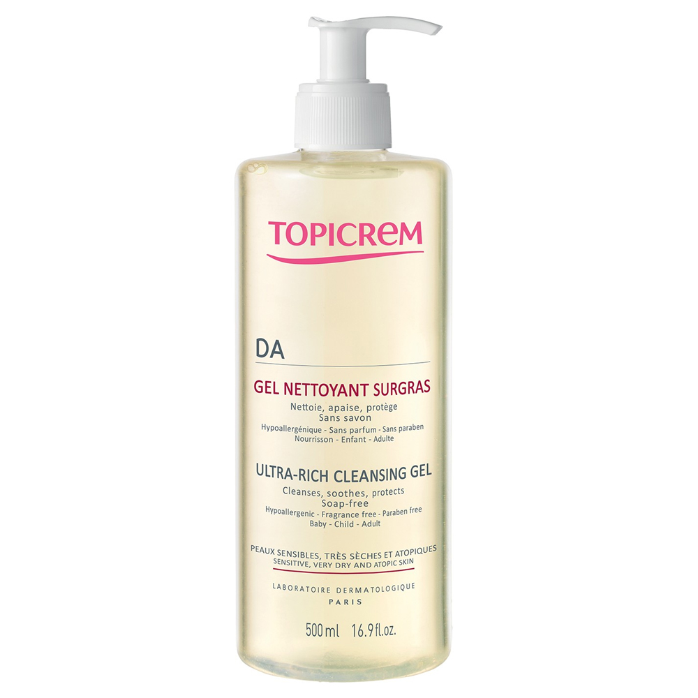 Topicrem Da Pelle Atopica Gel Detergente nutriente viso e corpo pelle atopica 500ml