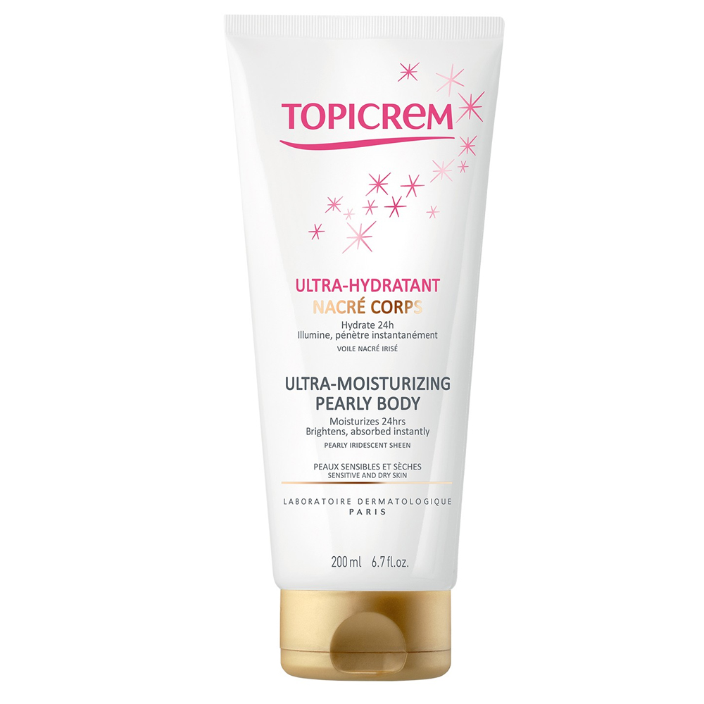 Topicrem Ultra-Hydratant Latte corpo perlato ultra-idratante pelli sensibili e secche 200ml