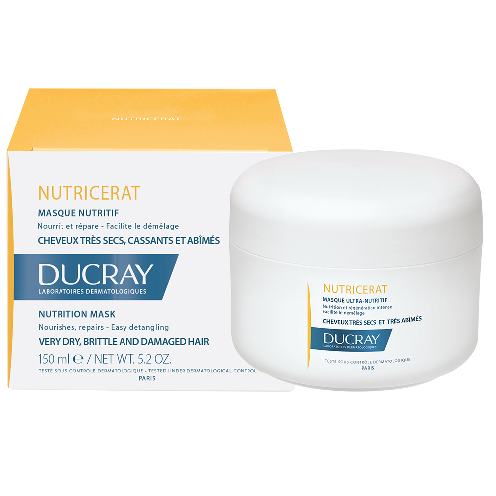 Ducray Nutricerat Maschera nutritiva Capelli molto secchi, spezzati, danneggiati 150ml