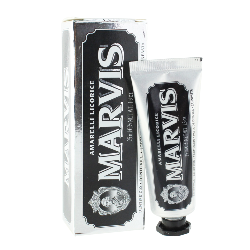 Marvis Licorice Mint Dentifricio alla liquirizia Amarelli 25ml