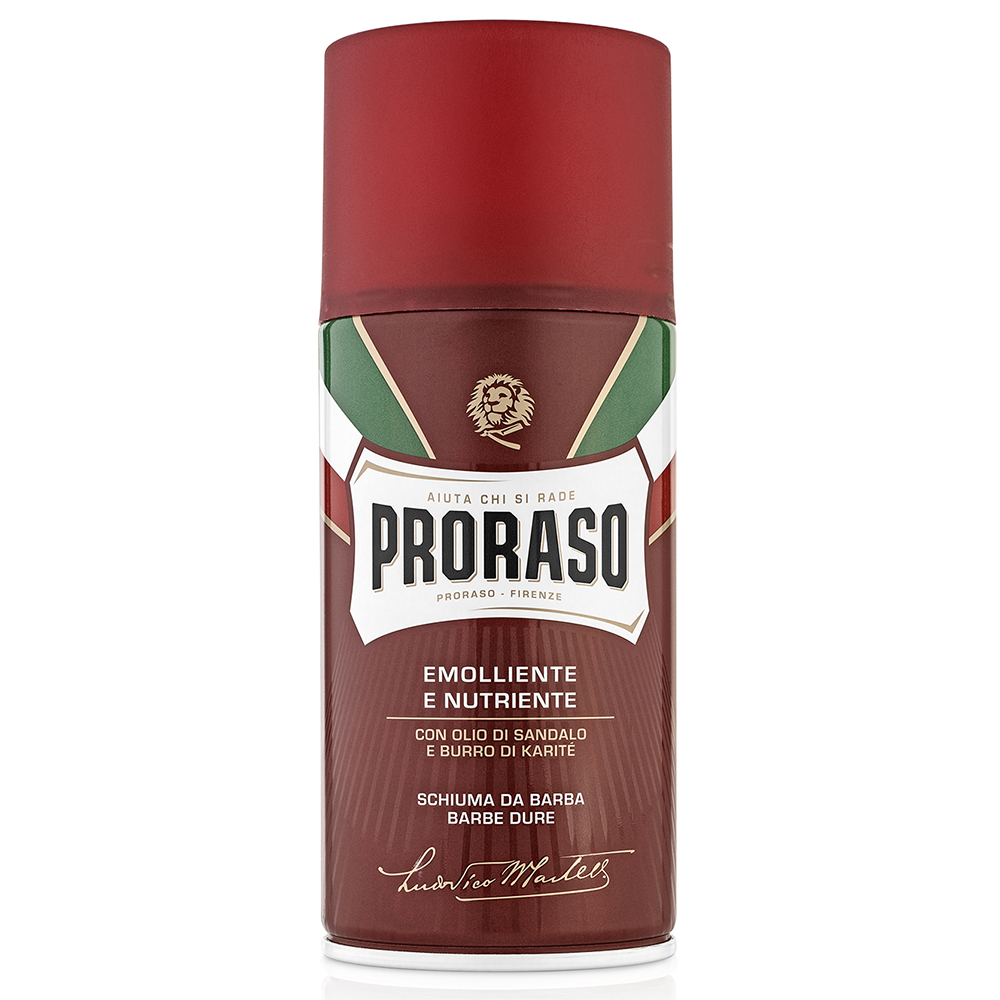Proraso Schiuma da barba Emolliente e nutriente Barbe dure 300ml