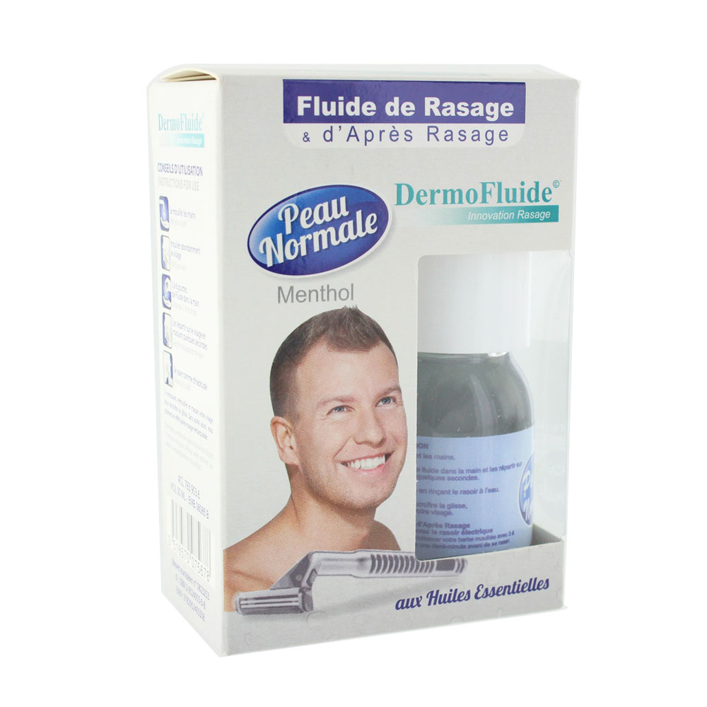 Dermo Fluide FLUIDO DA RASATURA E DOPOBARBA AL MENTOLO PER PELLI NORMALI 30ml