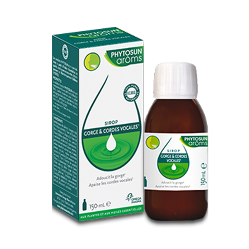 Phytosun Aroms Sciroppo per la gola e le corde vocali 150 ml