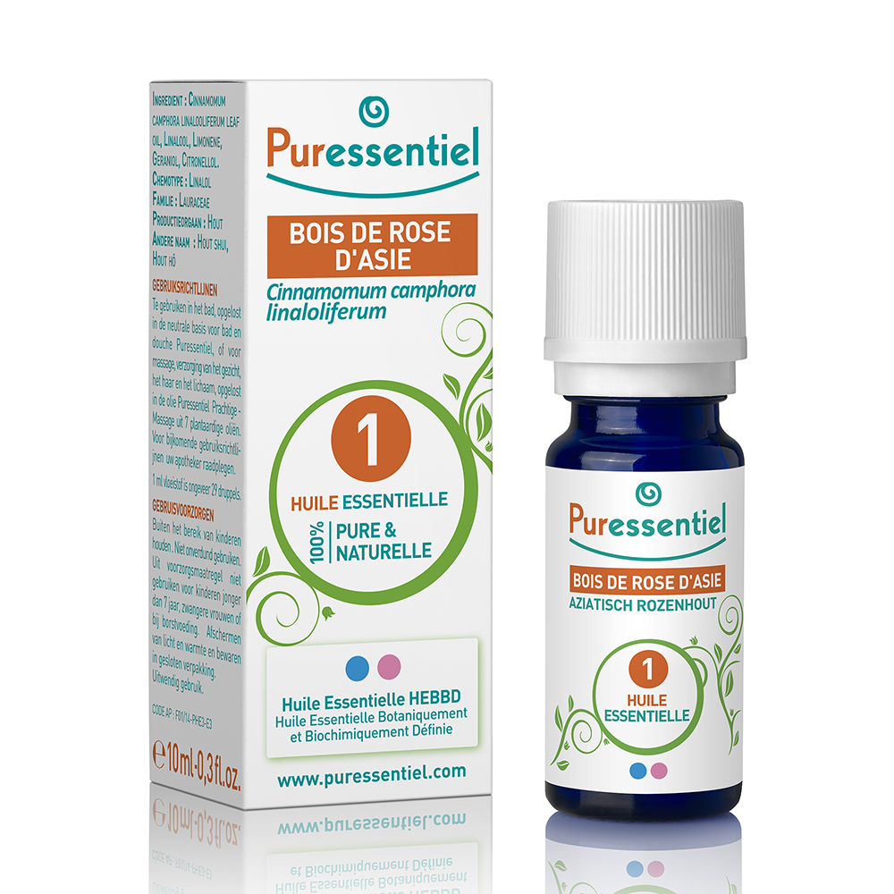 Puressentiel Oli essenziali Legno di rosa asiatico biologico 10 ml