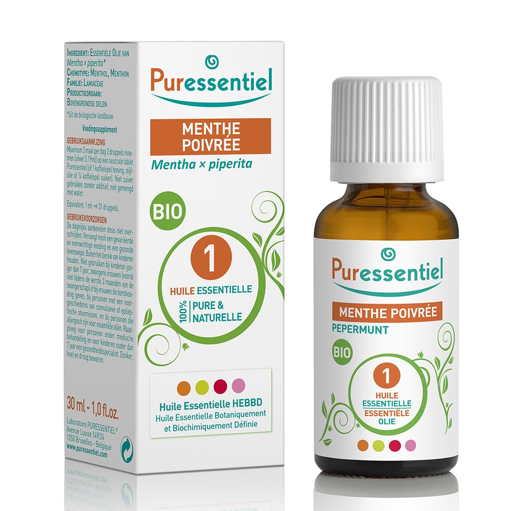Puressentiel Oli essenziali Menta piperita biologica 30ml