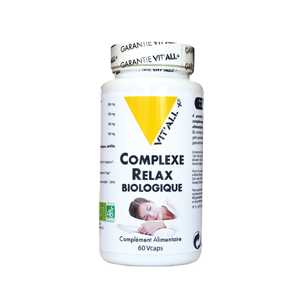 Vit'All+ Complesso organico Relax 60 capsule