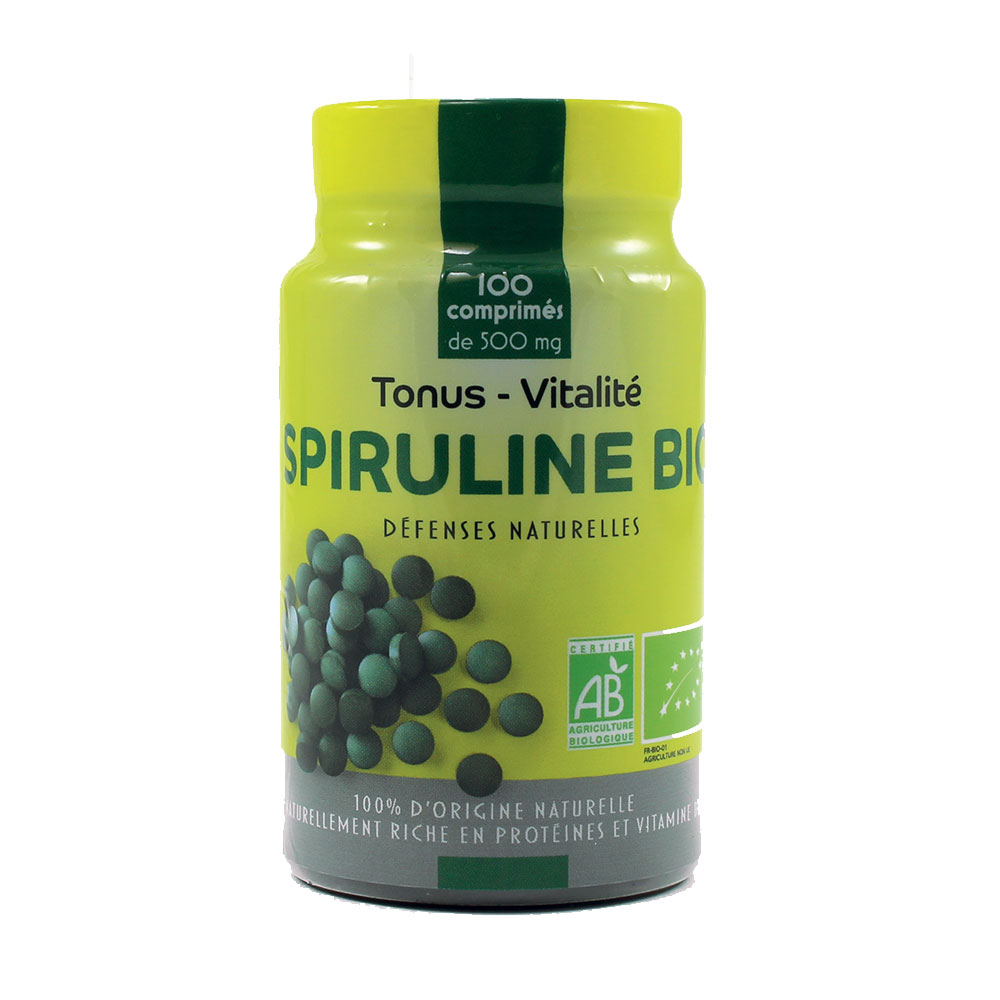 Pharm'Up Spiruline Energia E Vitalita Bio 100 Compresse 500mg