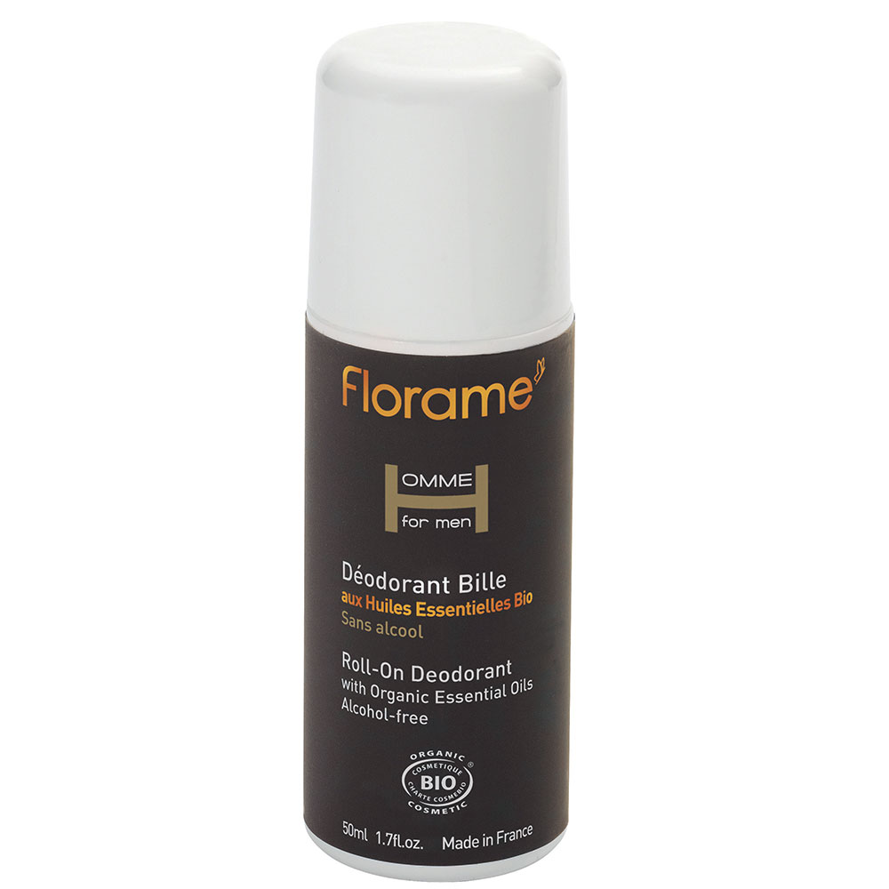 Florame Homme For Men - Deodorante biologico roll-on 50ml