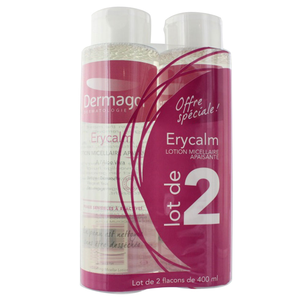 Dermagor Erycalm Lozione micellare 2x400 ml