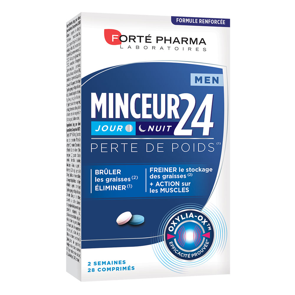 Forté Pharma Minceur 24 Dimagrante uomo 24h giorno/ notte 28 compresse 28 Comprimes
