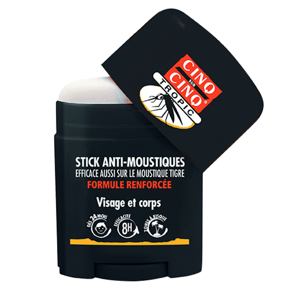 Cinq Sur Cinq Tropic stick antizanzare viso e corpo dai 24 mesi 20ml