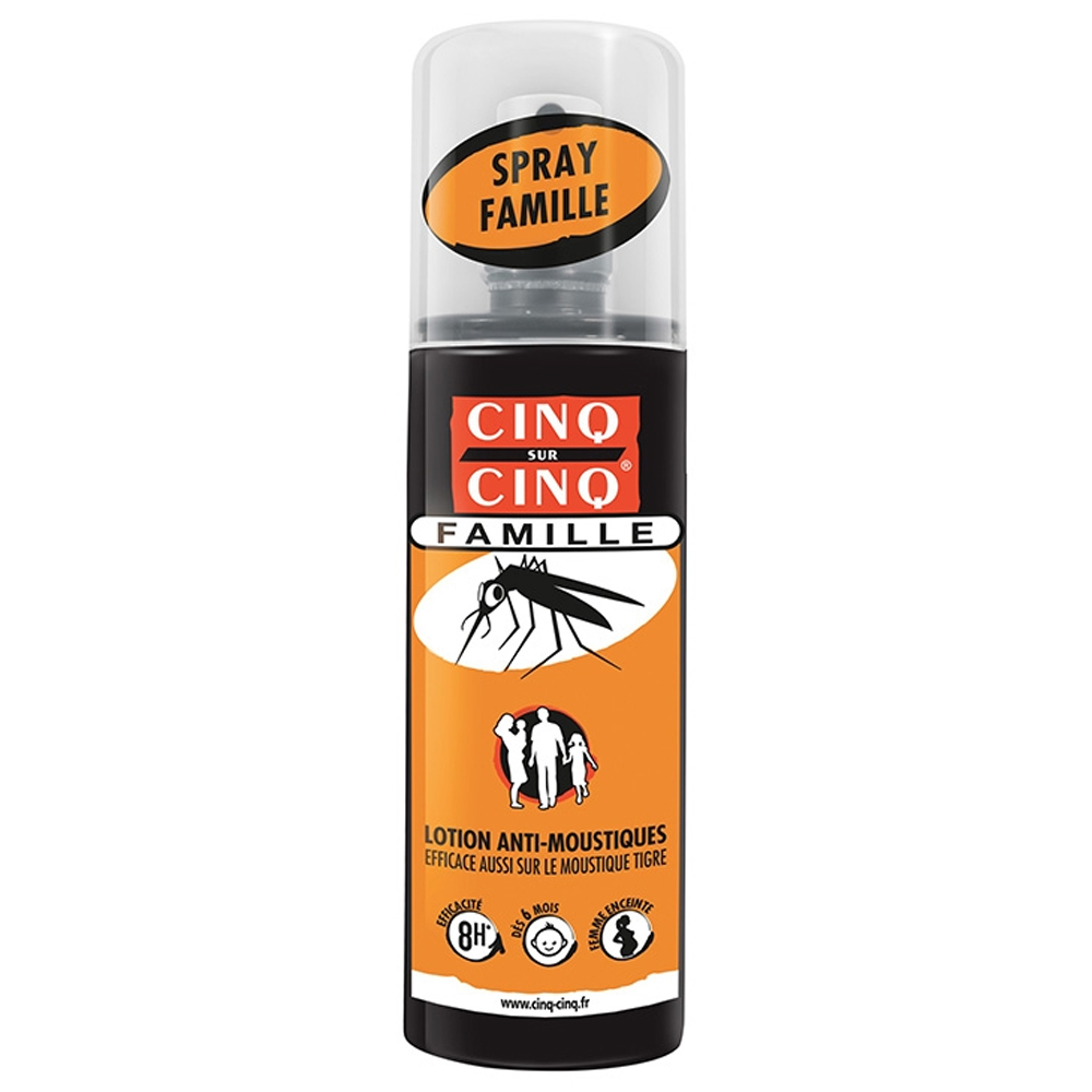 Cinq Sur Cinq Lozione antizanzare famiglia da 6 mesi 100ml