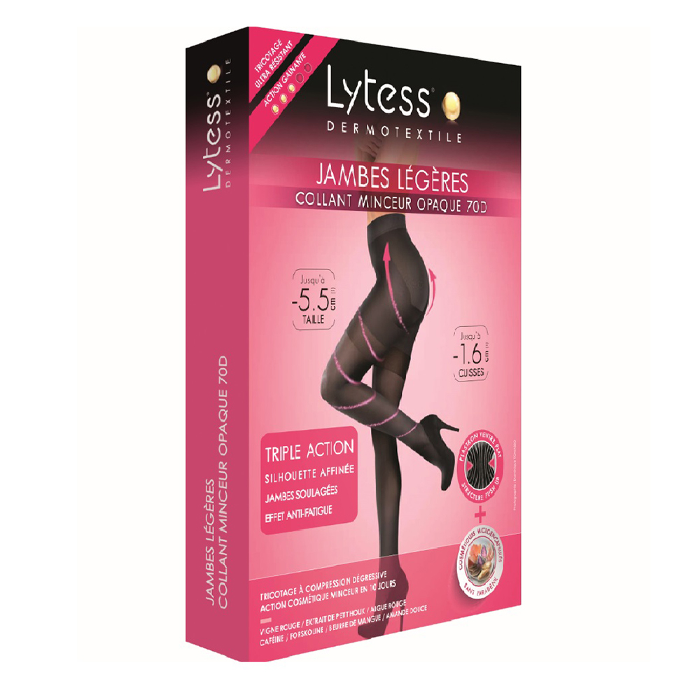 Lytess Collant snellenti gambe leggere nero