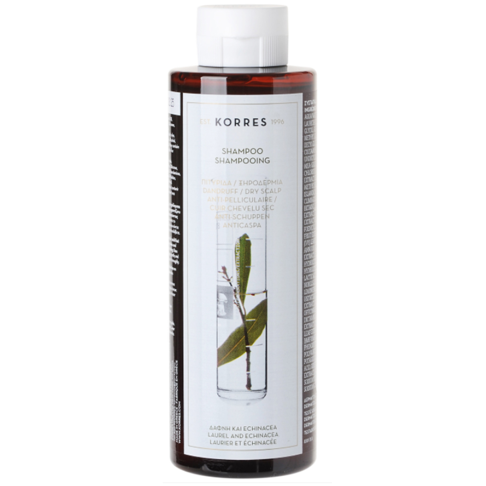 Korres Shampoo antiforfora e per cuoio capelluto secco Alloro ed Echinacea 250ml
