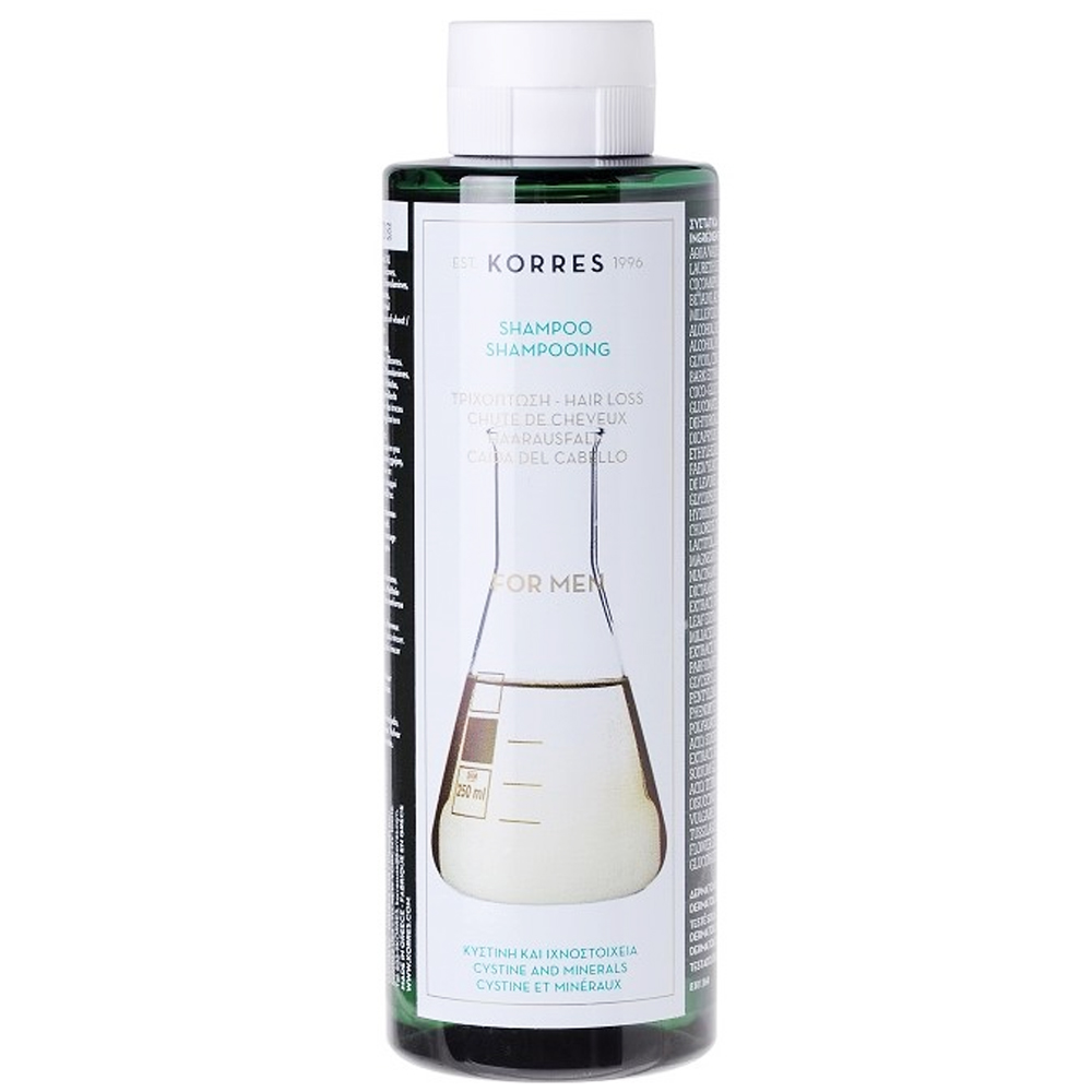 Korres Shampoo anti-caduta di cisteina e minerali per uomo 250ml