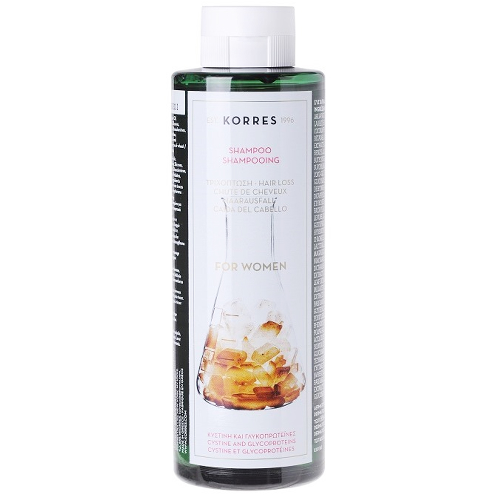 Korres Shampoo donna Anti-caduta Cisteina e Glicoproteine 250ml