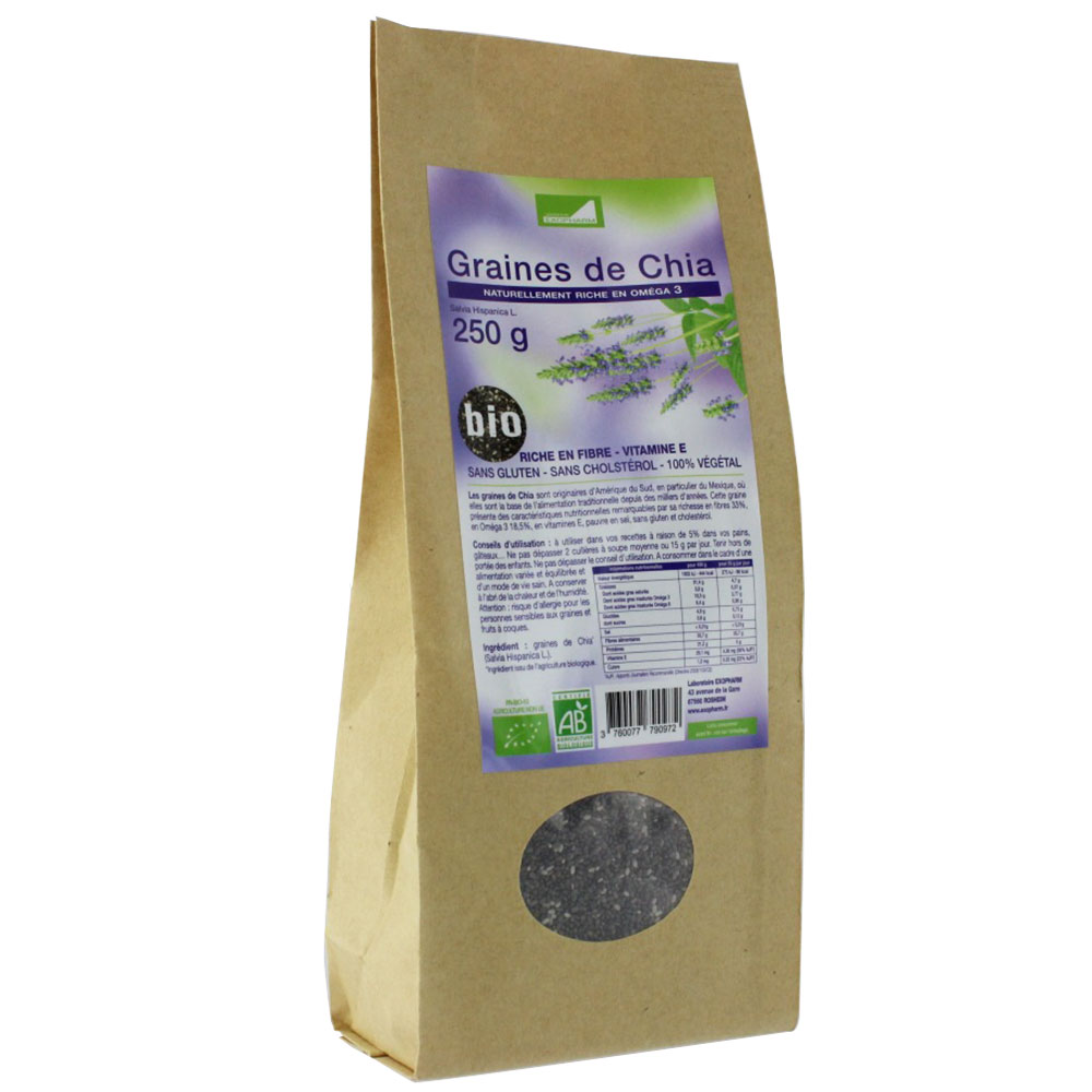 Exopharm Semi di chia biologici 250g