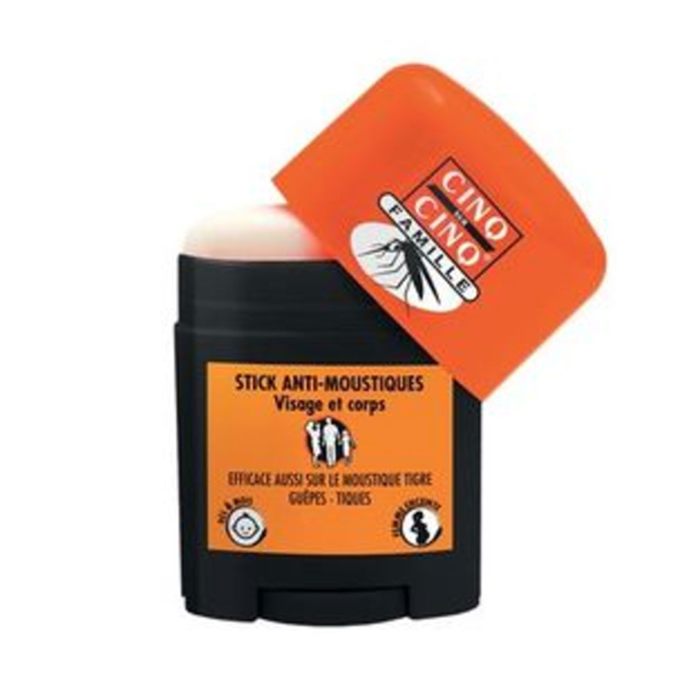 Cinq Sur Cinq Stick antizanzare e protezione per viso e corpo dai 6 mesi 20ml