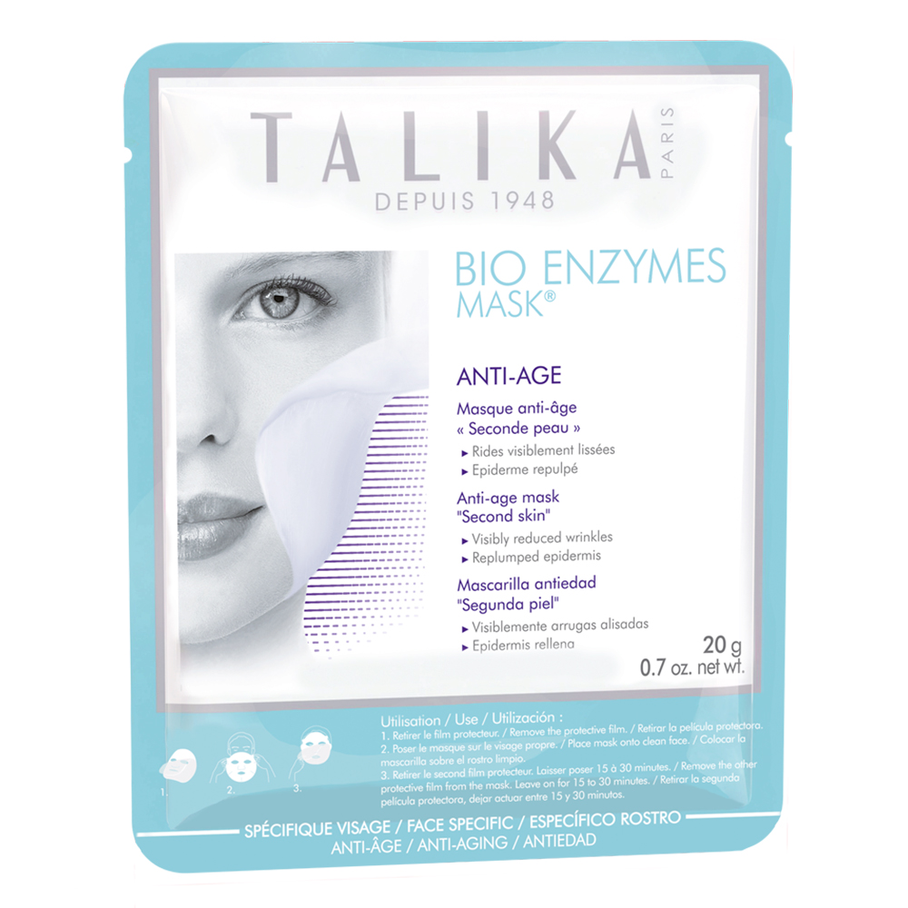 Talika Maschera bio enzymes anti-età effetto seconda pelle
