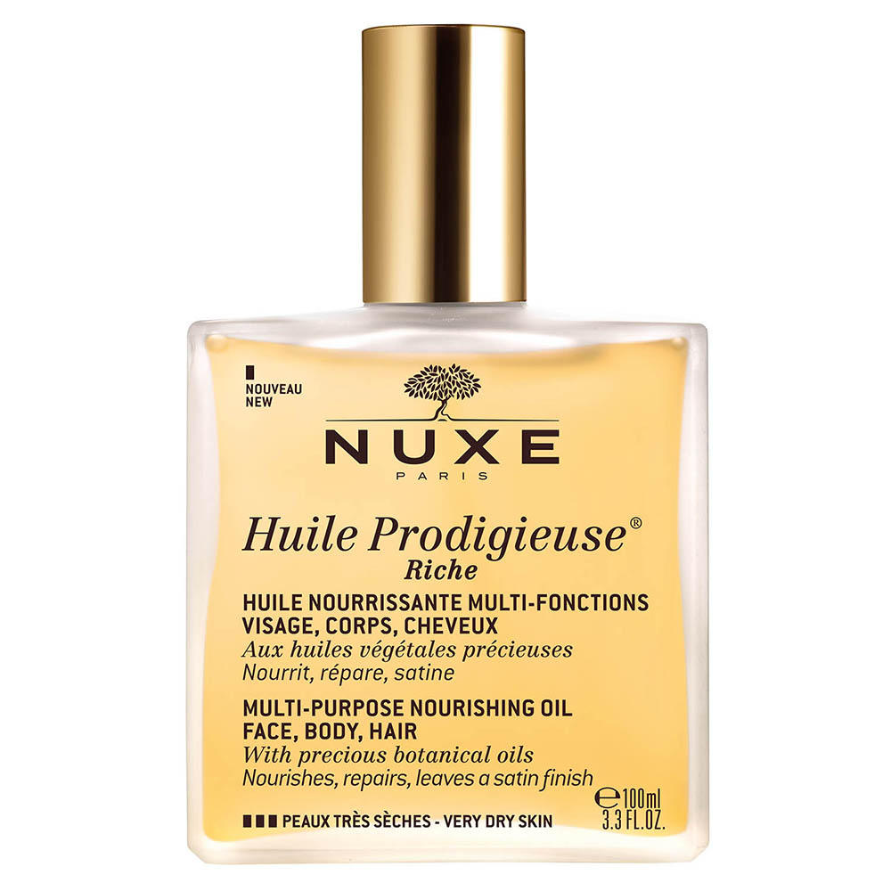 Nuxe Huile Prodigieuse Olio multi-funzione Riche Viso, corpo e capelli Pelle secca 100ml