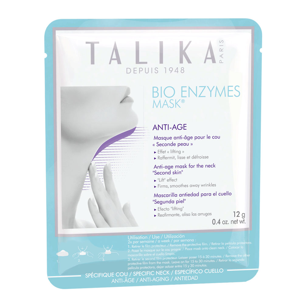 Talika Bio Enzymes Maschera collo anti-età Seconda Pelle 12g